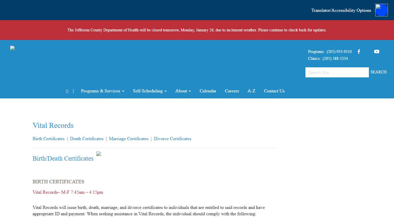 Jefferson County Department of Health