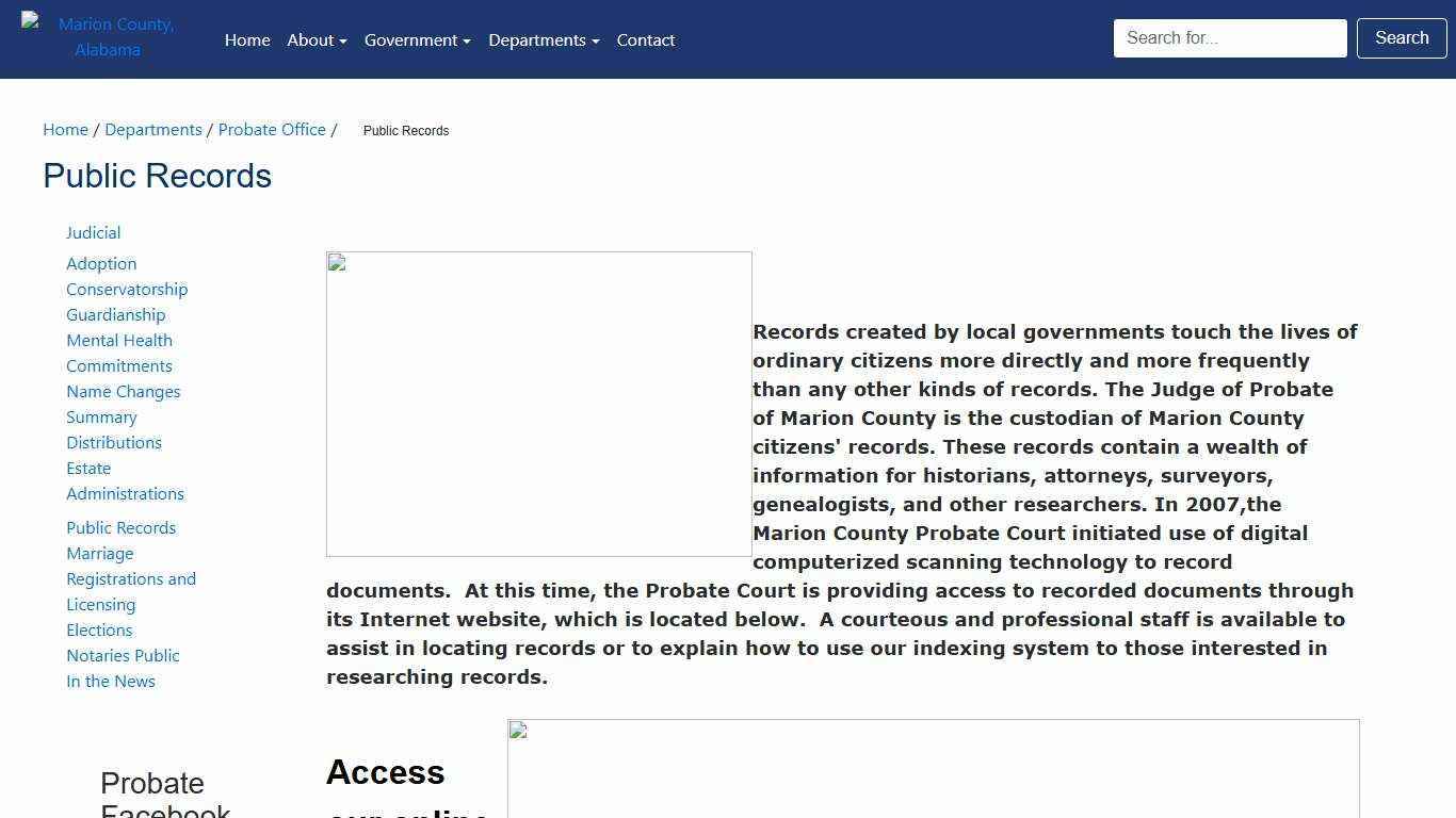 Marion County: Public Records